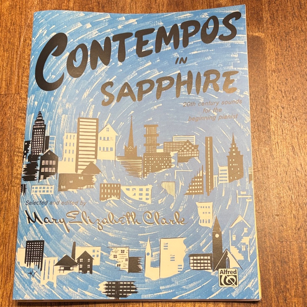 Alfred Contempos in Sapphire Piano Book